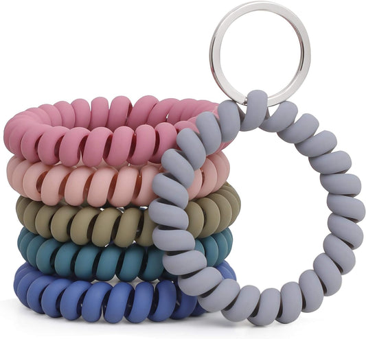 3PCS Stretchable Wristband Wristlet Keychain Wrist Key Chain Wristlet